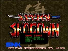 Samurai Spirits 3 screenshot 2 for Neo Geo CD